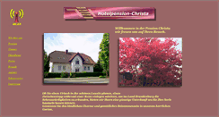 Desktop Screenshot of hotelpension-christa.de